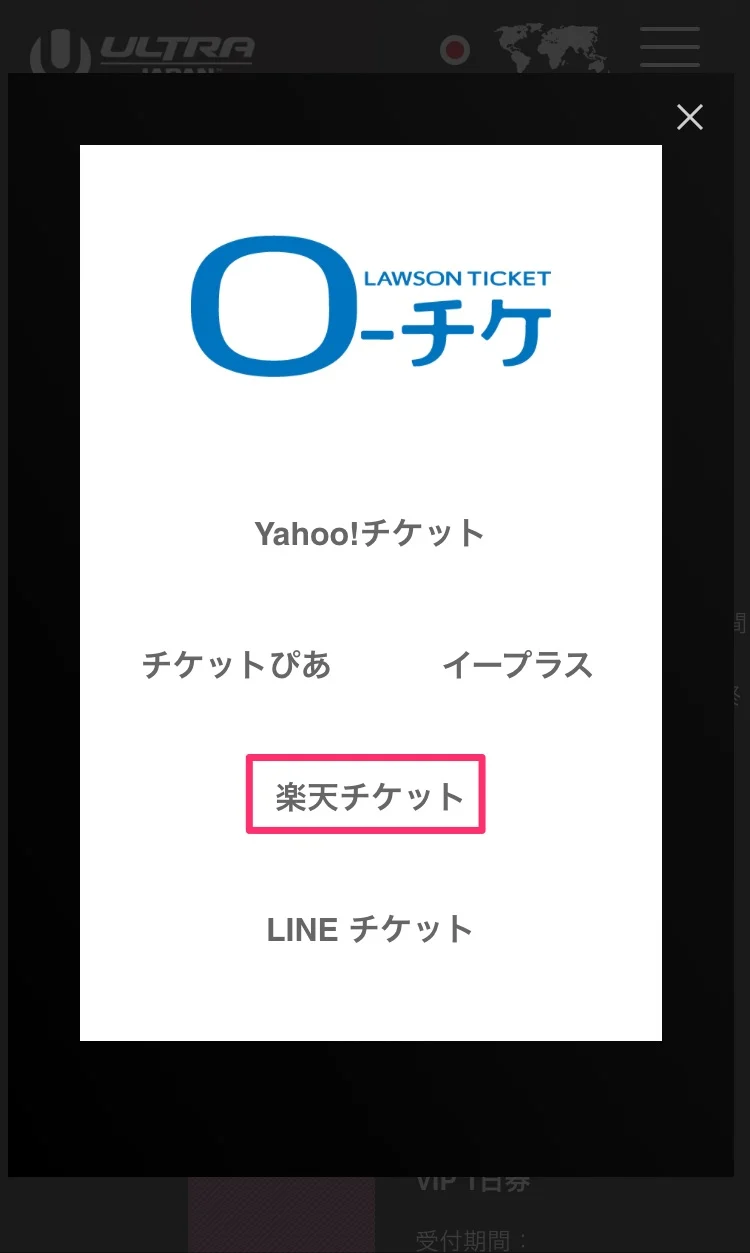 EDMフェスチケットの買い方の画像5