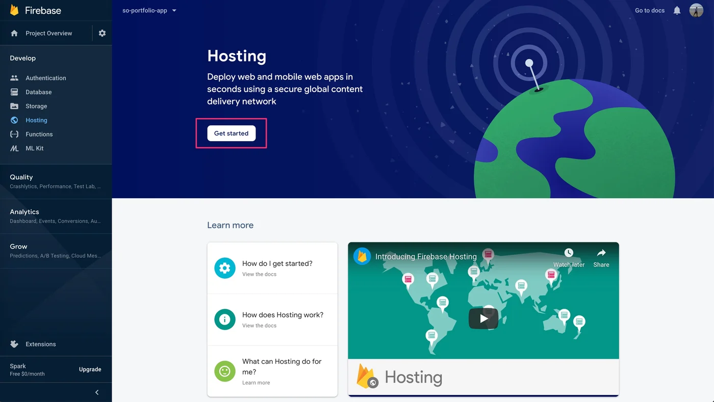 firebaseでAngularプロジェクトをホスティングする方法の画像