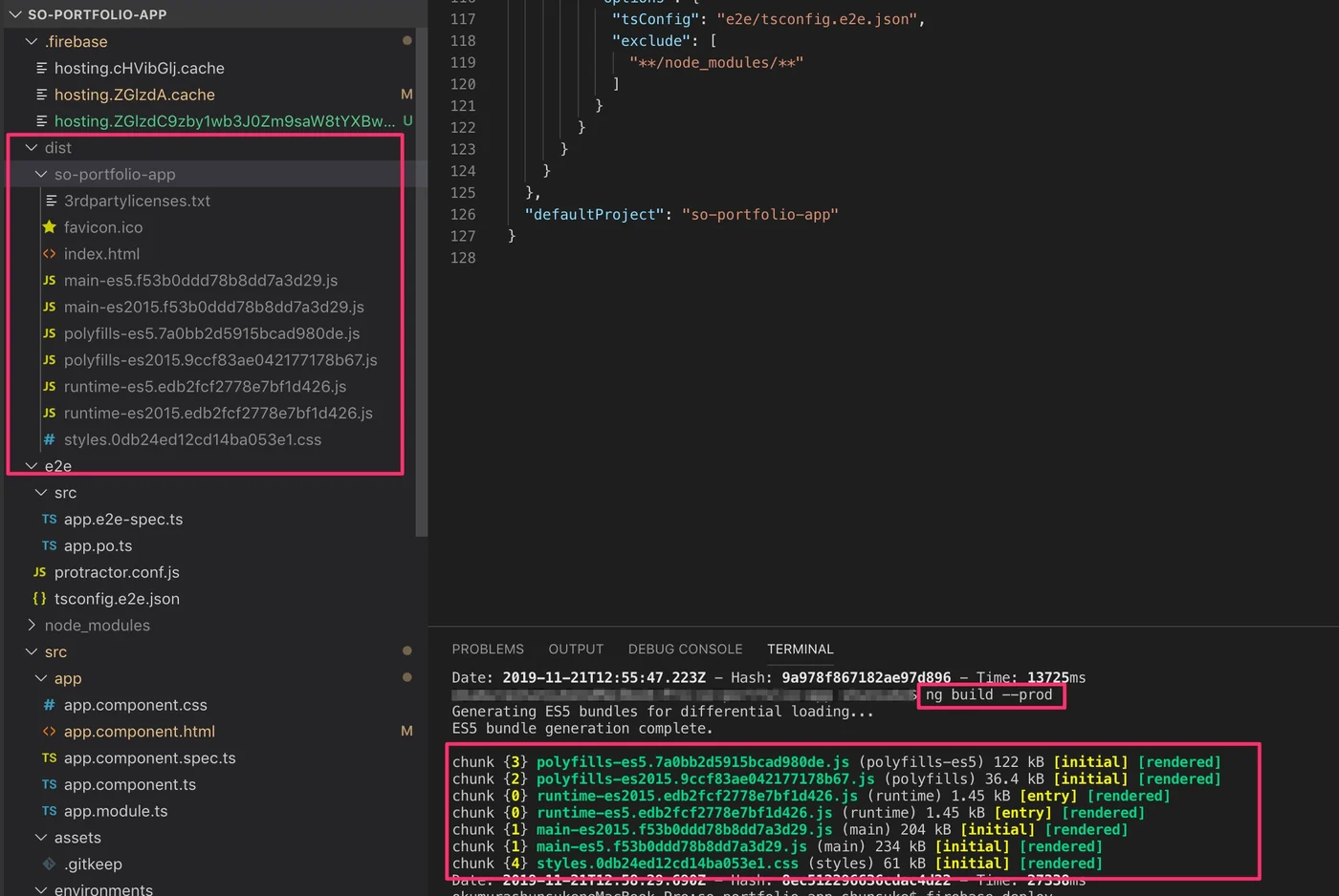 firebaseでAngularプロジェクトをホスティングする方法の画像