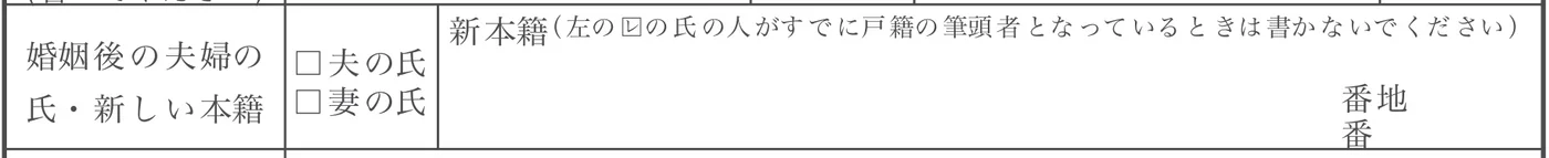 婚姻届の書き方