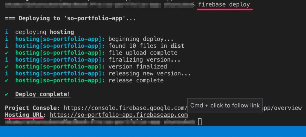firebaseでAngularプロジェクトをホスティングする方法の画像